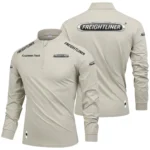 Freightliner Trucks Limited 2025 Long Sleeve Shirt, Stand Collar Quarter Zip-up Custom Name HIDI090425Y49LMT05FRE