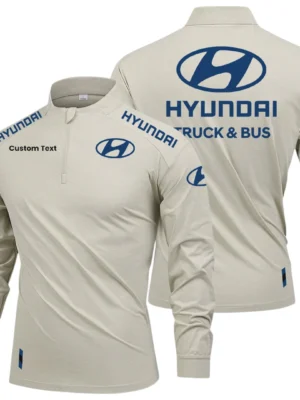 Hyundai Truck Limited 2025 Long Sleeve Shirt, Stand Collar Quarter Zip-up Custom Name HIDI090425Y49LMT05HDT