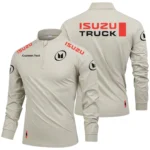 Isuzu Truck Limited 2025 Long Sleeve Shirt, Stand Collar Quarter Zip-up Custom Name HIDI090425Y49LMT05IZT