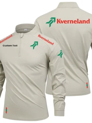 Kverneland Limited 2025 Long Sleeve Shirt, Stand Collar Quarter Zip-up Custom Name HIDI090425Y49LMT05KVE