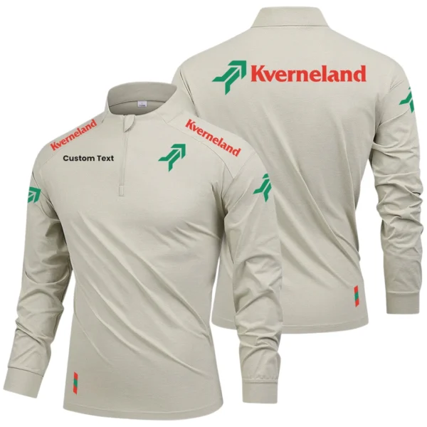 Kverneland Limited 2025 Long Sleeve Shirt, Stand Collar Quarter Zip-up Custom Name HIDI090425Y49LMT05KVE