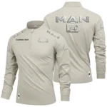 MAN Truck & Bus Limited 2025 Long Sleeve Shirt, Stand Collar Quarter Zip-up Custom Name HIDI090425Y49LMT05MAN