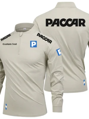 Paccar Limited 2025 Long Sleeve Shirt, Stand Collar Quarter Zip-up Custom Name HIDI090425Y49LMT05PAC