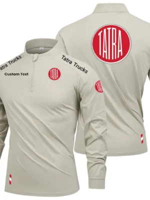 Tatra Trucks Limited 2025 Long Sleeve Shirt, Stand Collar Quarter Zip-up Custom Name HIDI090425Y49LMT05TAT