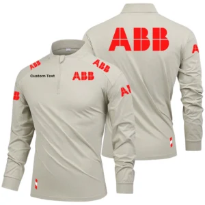 ABB Marine & Ports Limited 2025 Long Sleeve Shirt, Stand Collar Quarter Zip-up Custom Name HIDI100425Y49LMT05ABB