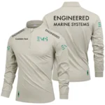 Engineered Marine Systems Limited 2025 Long Sleeve Shirt, Stand Collar Quarter Zip-up Custom Name HIDI100425Y49LMT05EMS