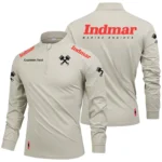 Indmar Marine Engines Limited 2025 Long Sleeve Shirt, Stand Collar Quarter Zip-up Custom Name HIDI100425Y49LMT05IME