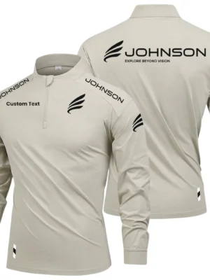 Johnson Yachts Limited 2025 Long Sleeve Shirt, Stand Collar Quarter Zip-up Custom Name HIDI100425Y49LMT05JOY