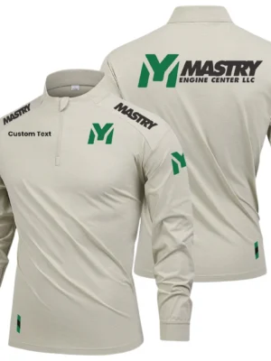 Mastry Engine Center Limited 2025 Long Sleeve Shirt, Stand Collar Quarter Zip-up Custom Name HIDI100425Y49LMT05MEC
