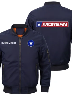 Morgan Truck Body Exclusive Logo Men Bomber Jacket Windproof Coat Multi Pockets, Custom Name HIDI010425Y51BJ2MTB