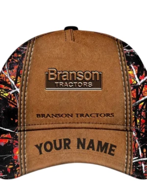 Branson Tractors Classic Cap All Over Print, Custom Name TN110425Y54BC3DCT1BRA