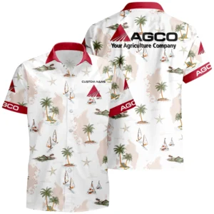 AGCO Hawaiian Shirt x T-Shirt Full Set Limited 2025 All Over Print, Custom Name HIDI140425Y7HWLS3AGC