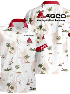 AGCO Hawaiian Shirt x T-Shirt Full Set Limited 2025 All Over Print, Custom Name HIDI140425Y7HWLS3AGC