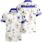 Komatsu Hawaiian Shirt x T-Shirt Full Set Limited 2025 All Over Print, Custom Name HIDI150425Y7HWLS3KOA