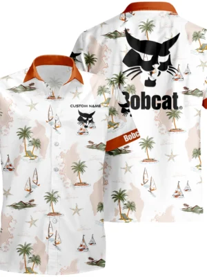 Bobcat Hawaiian Shirt x T-Shirt Full Set Limited 2025 All Over Print, Custom Name HIDI160425Y7HWLS3BOC