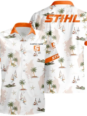 Stihl Hawaiian Shirt x T-Shirt Full Set Limited 2025 All Over Print, Custom Name HIDI170425Y7HWLS3STL