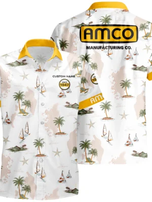 AMCO Manufacturing Hawaiian Shirt x T-Shirt Full Set Limited 2025 All Over Print, Custom Name HIDI190425Y7HWLS3AMM
