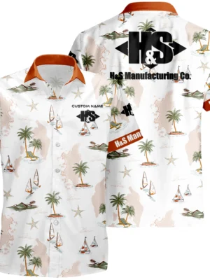 H & S Manufacturing Hawaiian Shirt x T-Shirt Full Set Limited 2025 All Over Print, Custom Name HIDI190425Y7HWLS3HSM