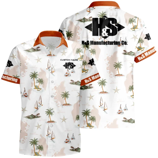 H & S Manufacturing Hawaiian Shirt x T-Shirt Full Set Limited 2025 All Over Print, Custom Name HIDI190425Y7HWLS3HSM
