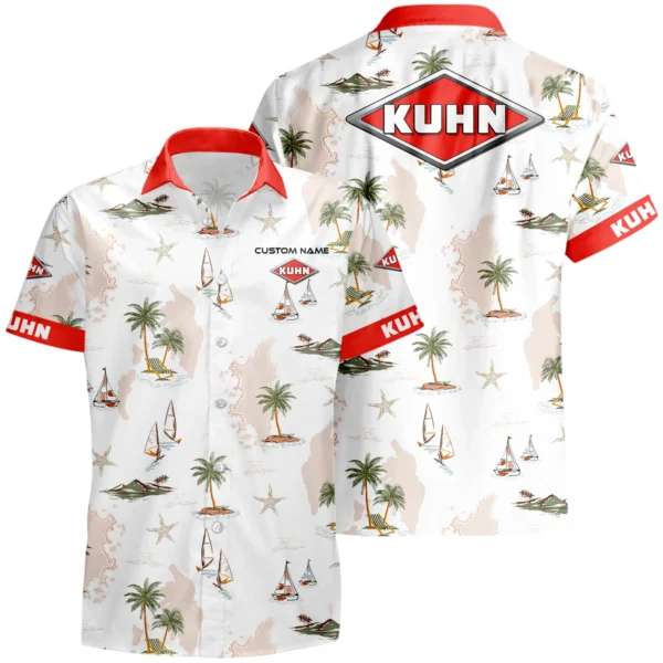 Kuhn North America Hawaiian Shirt x T-Shirt Full Set Limited 2025 All Over Print, Custom Name HIDI190425Y7HWLS3KNA