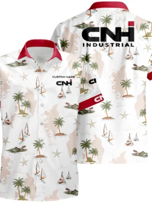 CNH Industrial Hawaiian Shirt x T-Shirt Full Set Limited 2025 All Over Print, Custom Name HIDI240425Y7HWLS3CNI