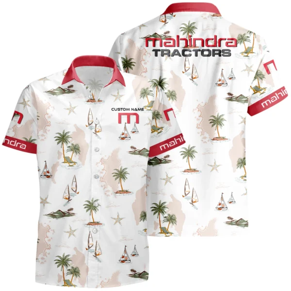 Mahindra Tractor Hawaiian Shirt x T-Shirt Full Set Limited 2025 All Over Print, Custom Name HIDI240425Y7HWLS3MAT