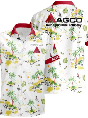 AGCO Hawaiian Shirt x T-Shirt Full Set Limited 2025 All Over Print, Custom Name HIDI140425Y7HWLS8AGC