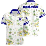 Komatsu Hawaiian Shirt x T-Shirt Full Set Limited 2025 All Over Print, Custom Name HIDI150425Y7HWLS8KOA