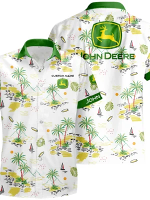 John Deere Hawaiian Shirt x T-Shirt Full Set Limited 2025 All Over Print, Custom Name HIDI170425Y7HWLS8JDE