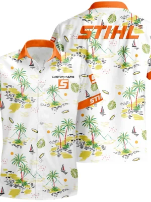 Stihl Hawaiian Shirt x T-Shirt Full Set Limited 2025 All Over Print, Custom Name HIDI170425Y7HWLS8STL