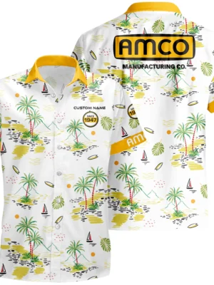 AMCO Manufacturing Hawaiian Shirt x T-Shirt Full Set Limited 2025 All Over Print, Custom Name HIDI190425Y7HWLS8AMM