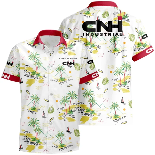 CNH Industrial Hawaiian Shirt x T-Shirt Full Set Limited 2025 All Over Print, Custom Name HIDI240425Y7HWLS8CNI