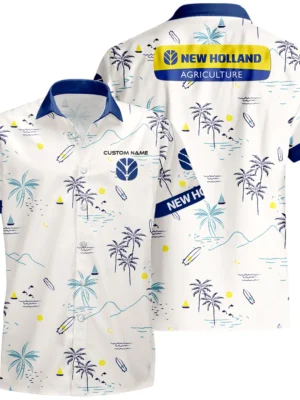 New Holland Hawaiian Shirt x T-Shirt Full Set Limited 2025 All Over Print, Custom Name HIDI180425Y7HWLS9NHL