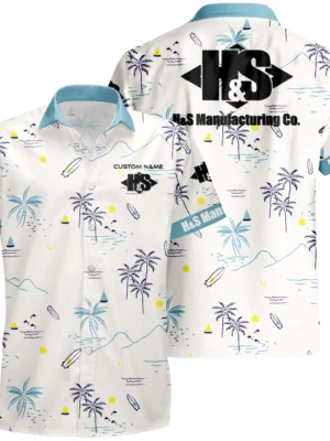 H & S Manufacturing Hawaiian Shirt x T-Shirt Full Set Limited 2025 All Over Print, Custom Name HIDI190425Y7HWLS9HSM