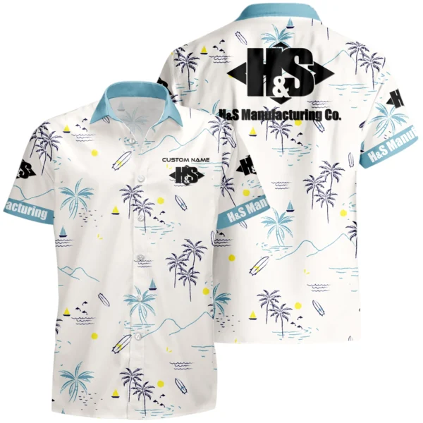 H & S Manufacturing Hawaiian Shirt x T-Shirt Full Set Limited 2025 All Over Print, Custom Name HIDI190425Y7HWLS9HSM