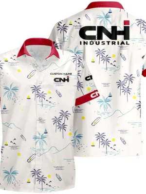 CNH Industrial Hawaiian Shirt x T-Shirt Full Set Limited 2025 All Over Print, Custom Name HIDI240425Y7HWLS9CNI