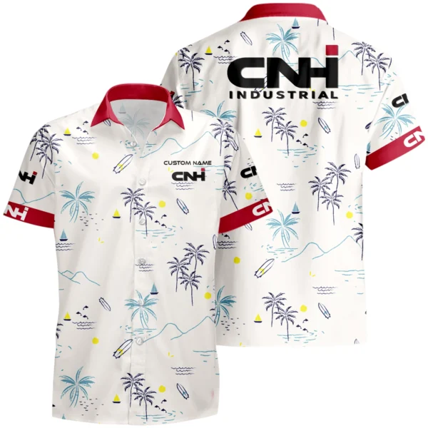 CNH Industrial Hawaiian Shirt x T-Shirt Full Set Limited 2025 All Over Print, Custom Name HIDI240425Y7HWLS9CNI