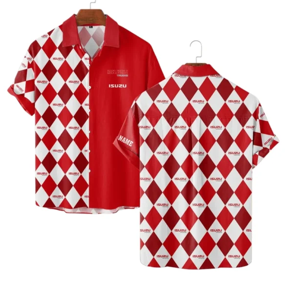 Isuzu Trucks Limited 2025 Hawaiian Shirt All-over Print, Custom Name For Men Women Kids TN080425Y7HWCT1IZT