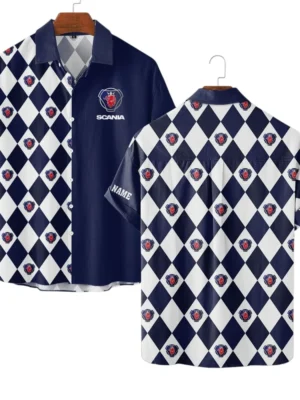 Scania Limited 2025 Hawaiian Shirt All-over Print, Custom Name For Men Women Kids TN080425Y7HWCT1SCA
