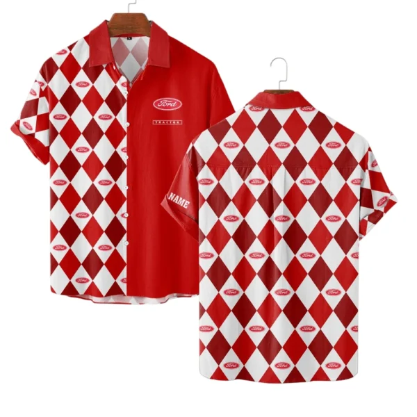 Ford Tractor Limited 2025 Hawaiian Shirt All-over Print, Custom Name For Men Women Kids TN080425Y7HWCT2FOT