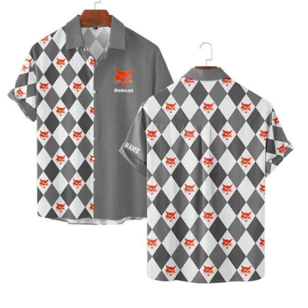 Bobcat Limited 2025 Hawaiian Shirt All-over Print, Custom Name For Men Women Kids TN100425Y7HWCT2BOC
