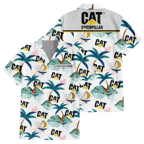Caterpillar Exclusive Logo Hawaiian Shirt All-over Print, Custom Name HIDI190225Y7HWLS2CAT