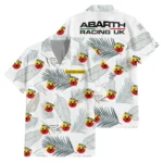 Abarth Racing UK Exclusive Logo Hawaiian Shirt Tropical Leaves Pattern All-over Print, Custom Name HIHI140125Y7HWLS1ABA