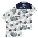 Alfa Romeo Exclusive Logo Hawaiian Shirt Tropical Leaves Pattern All-over Print, Custom Name HIHI140125Y7HWLS1ALR